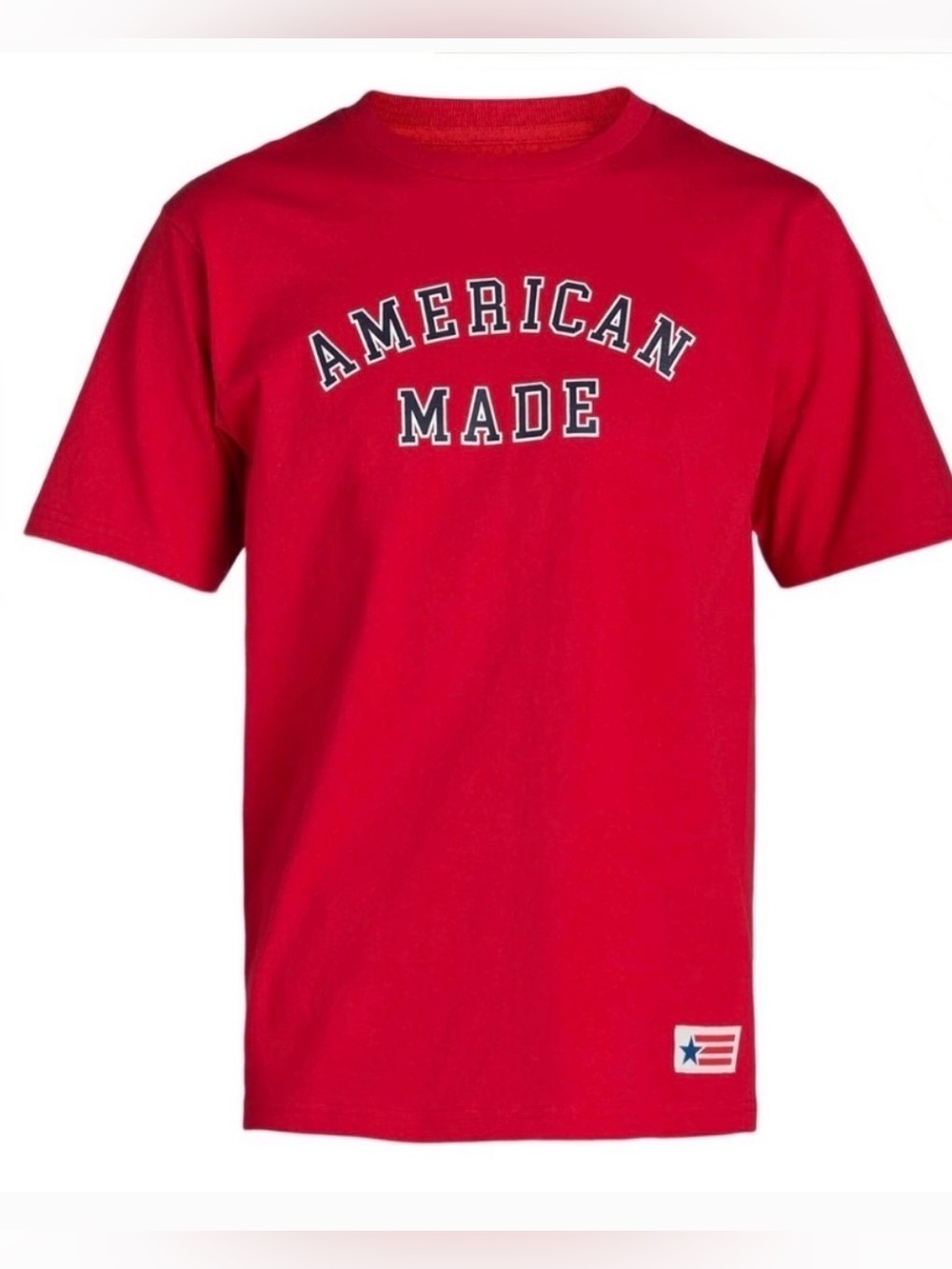 American Giant Red 'American Made' Short Sleeve Tee Bug Tall USA 3X